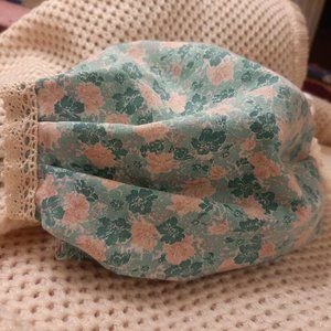 Face Mask Hand Crafted 100% Cotton Two Layers with